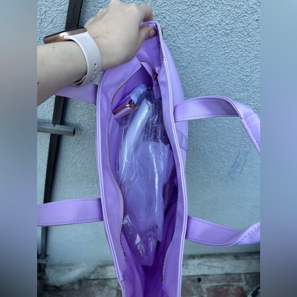 Stoney Clover Lane Classic Mini Tote Bag - Grape New with Tags! - Picture 5 of 9